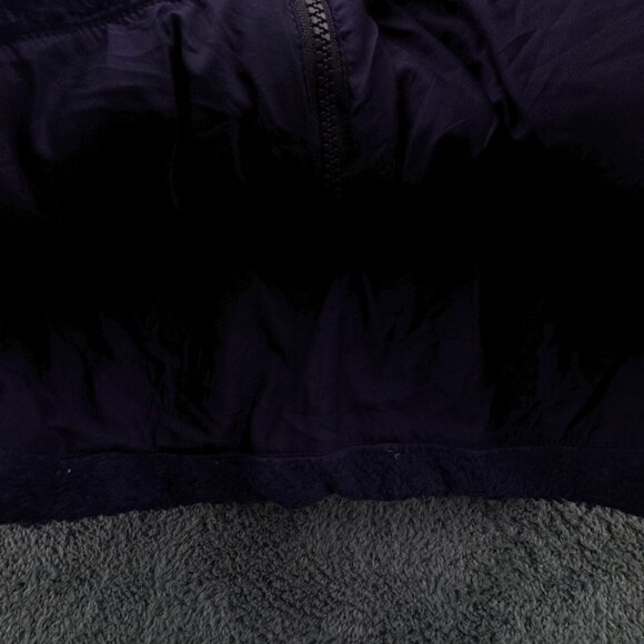 Patagonia Women Jacket Sherpa Fleece Purple Small Full Zip Soft W/ Pockets Lined - Picture 13 of 16
